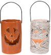 Assorted Orange Pumpkin or White Mummy Light Up Lantern