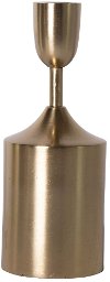 7 Inch Brass Metal Taper Candle Holder