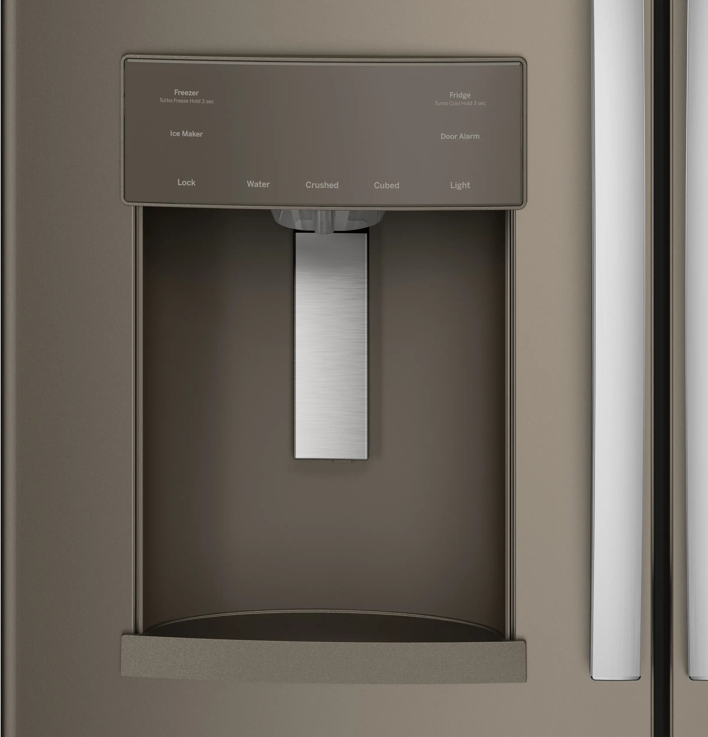 GYE22GMNES GE 22.08 cu ft French Door Smart Refrigerator - Counter Depth Slate-3