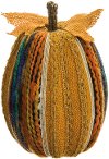 8 Inch Orange Pumpkin Fall Decoration