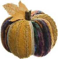 4 Inch Orange Pumpkin Fall Decoration