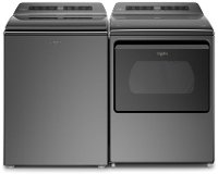 KIT Whirlpool Top Load Laundry Pair - Chrome Shadow