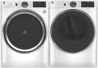 KIT GE Electric Laundry Pair with Steam Washer - White