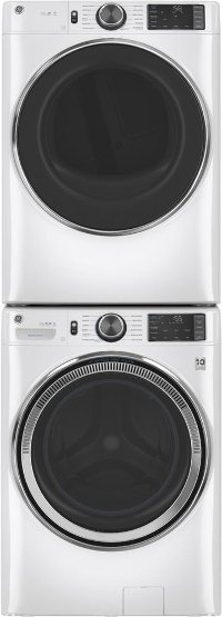KIT GE Electric Laundry Pair with Steam Washer - White-2