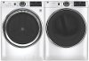KIT GE Gas Laundry Pair with Steam Washer - White