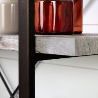 12470 Driftwood Gray 5-Shelf Shelving Unit - Gimetri-2