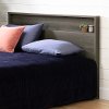 12496 Contemporary Gray Maple Full-Queen Headboard - Gravity