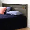 12496 Contemporary Gray Maple Full-Queen Headboard - South Shore