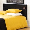 12498 Contemporary Black Full-Queen Headboard - Gravity