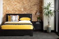 12498 Contemporary Black Full-Queen Headboard - Gravity-3