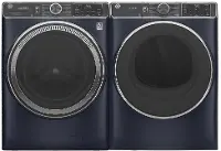 KIT GE Washer and Dryer Laundry Set - Sapphire Blue