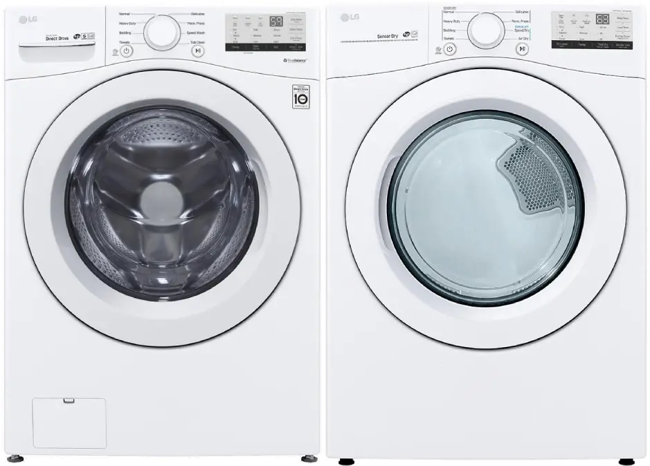 KIT LG White Gas Dryer Pair - 3400 Series-1