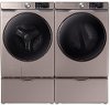 KIT Samsung Laundry Pair with Front Load Washer and Dryer - Champagne