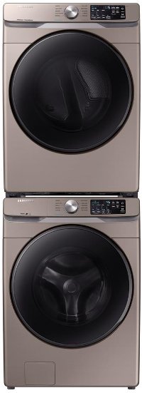 KIT Samsung Laundry Pair with Front Load Washer and Dryer - Champagne-2