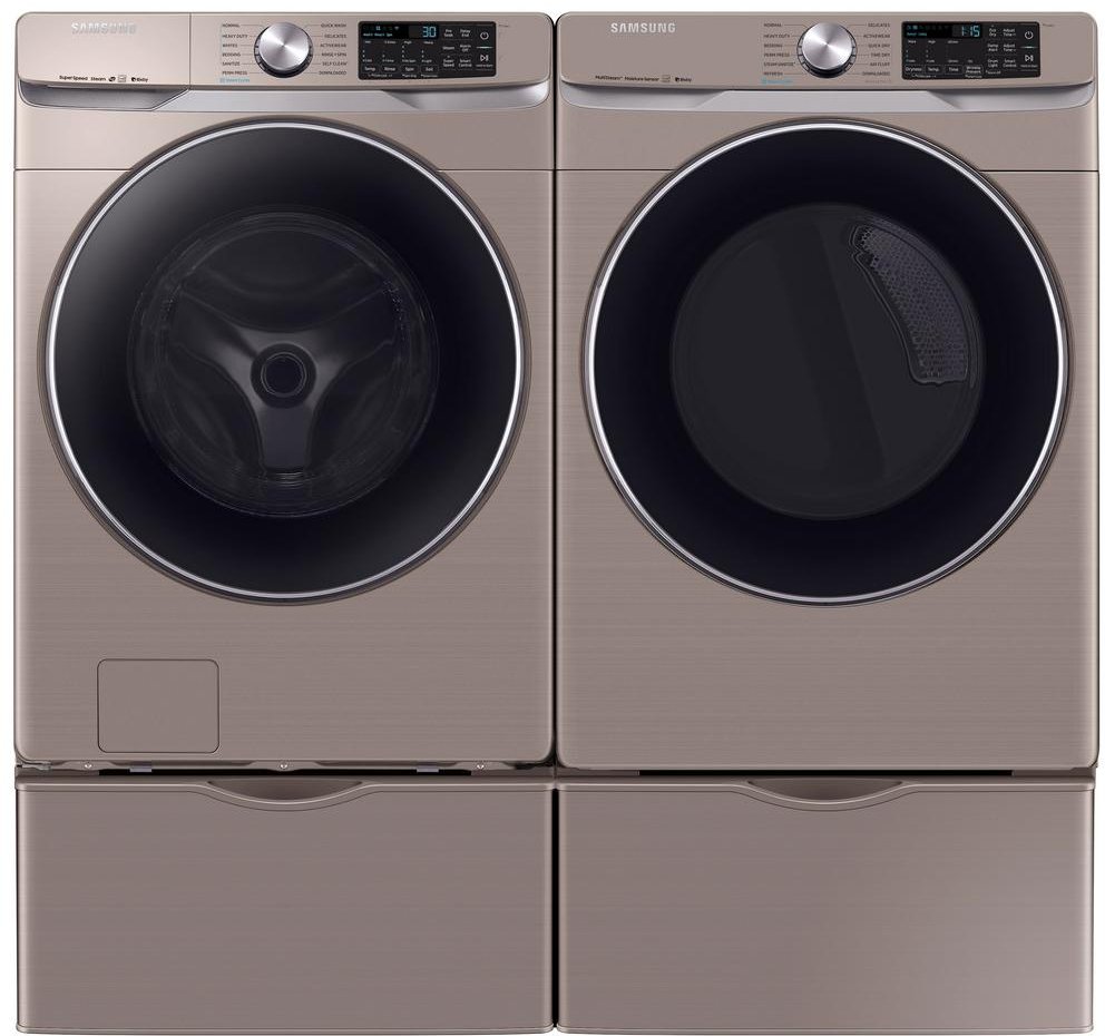 KIT Samsung High-Efficiency Laundry Pair - Champagne Electric-1