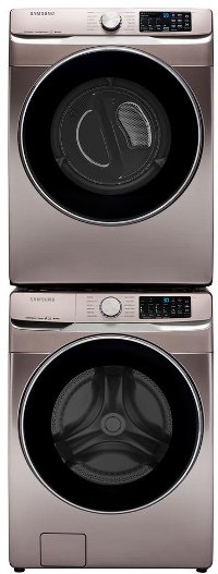 KIT Samsung High-Efficiency Laundry Pair - Champagne Electric-2