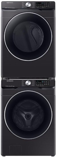 KIT Samsung High-Efficiency Laundry Pair - Black Stainless Steel Gas-2