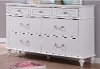 Traditional White Dresser - Aubree