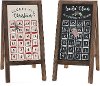 Assorted Wood Magnet Countdown to Christmas Easel