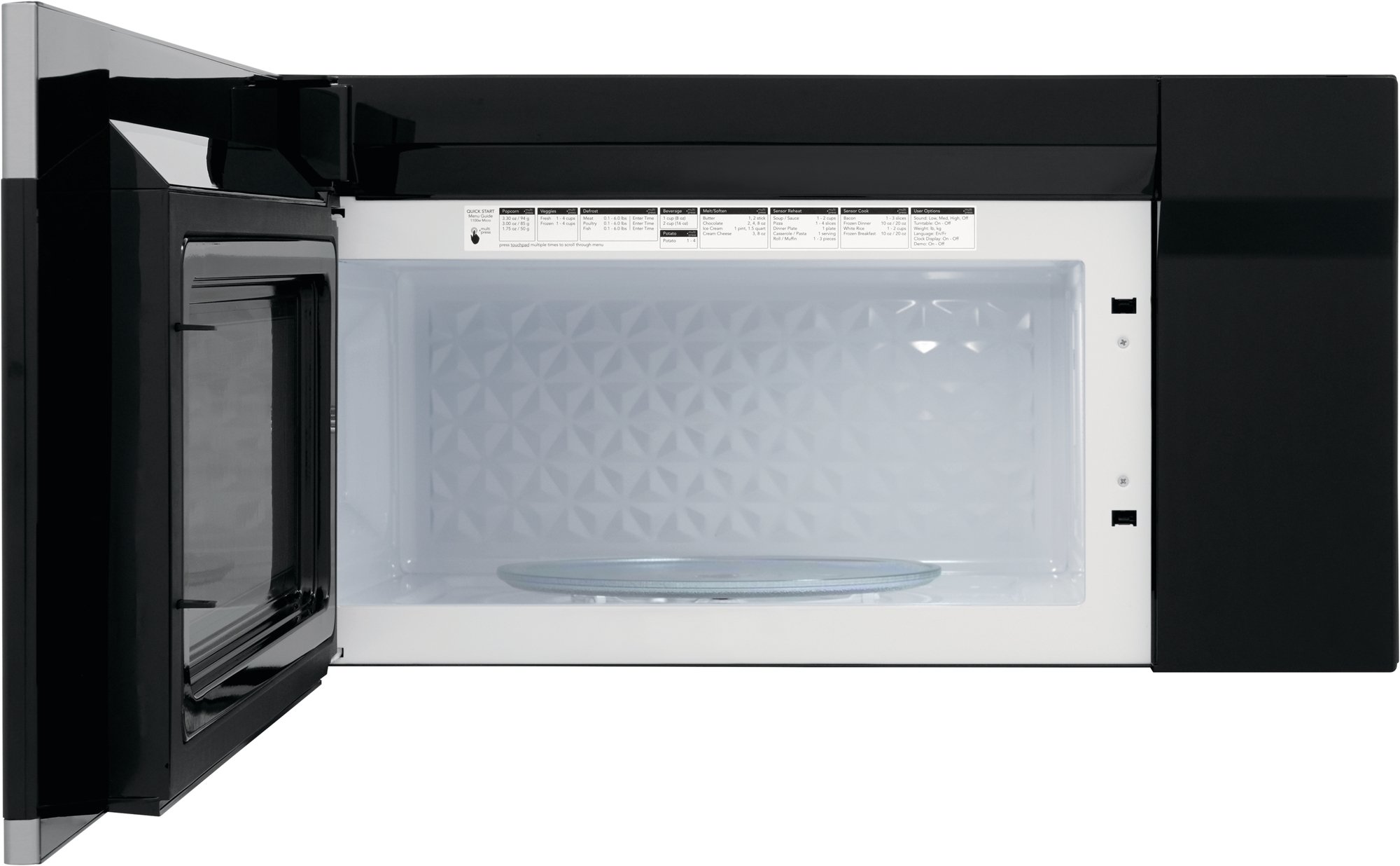FGBM19WNVF Frigidaire Gallery Over the Range Microwave - 1.9 cu. ft. Fingerprint Resistant Stainless Steel-4