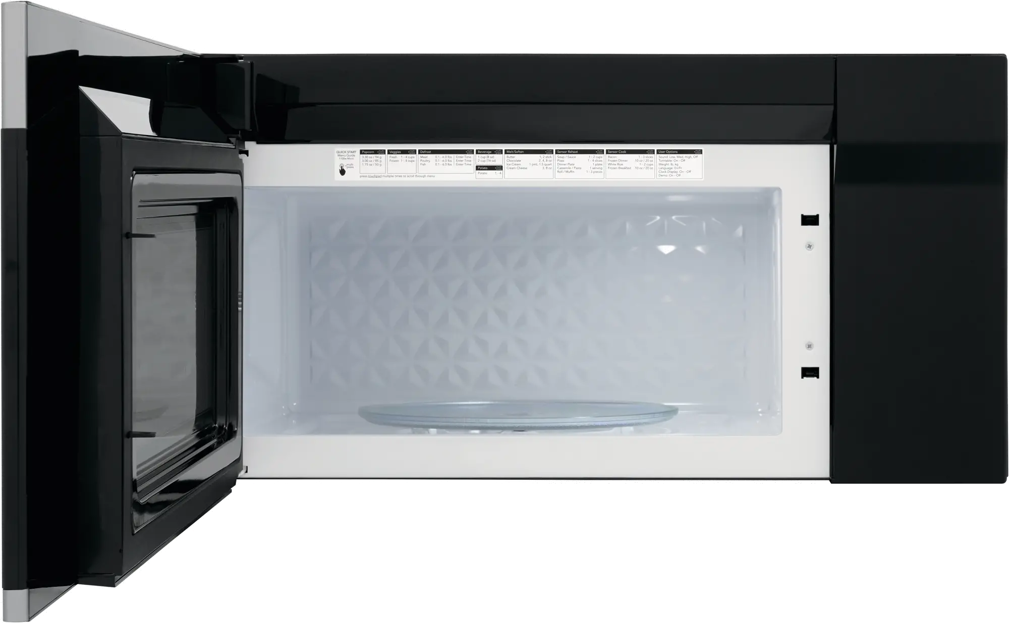 FGBM19WNVF Frigidaire Gallery Over the Range Microwave - 1.9 cu. ft. Fingerprint Resistant Stainless Steel-4