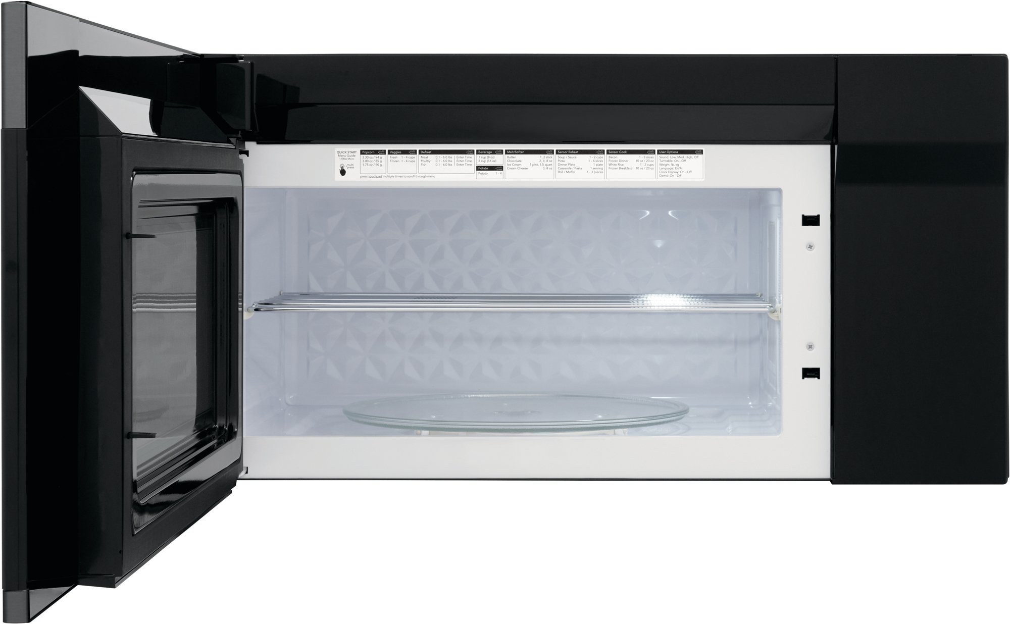 FGBM19WNVD Frigidaire Gallery Over the Range Microwave - 1.9 cu. ft. Black Stainless Steel-2