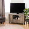 12553 Weathered Oak Corner TV Stand - Lionel