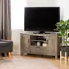 12553 Weathered Oak Corner TV Stand - Lionel