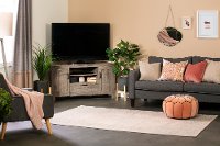 12553 Weathered Oak Corner TV Stand - Lionel-3