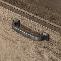12553 Weathered Oak Corner TV Stand - Lionel-4