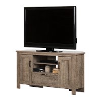 12553 Weathered Oak Corner TV Stand - Lionel-6
