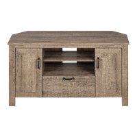 12553 Weathered Oak Corner TV Stand - Lionel-8