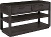 Contemporary Ebony Sofa Table - Allure II
