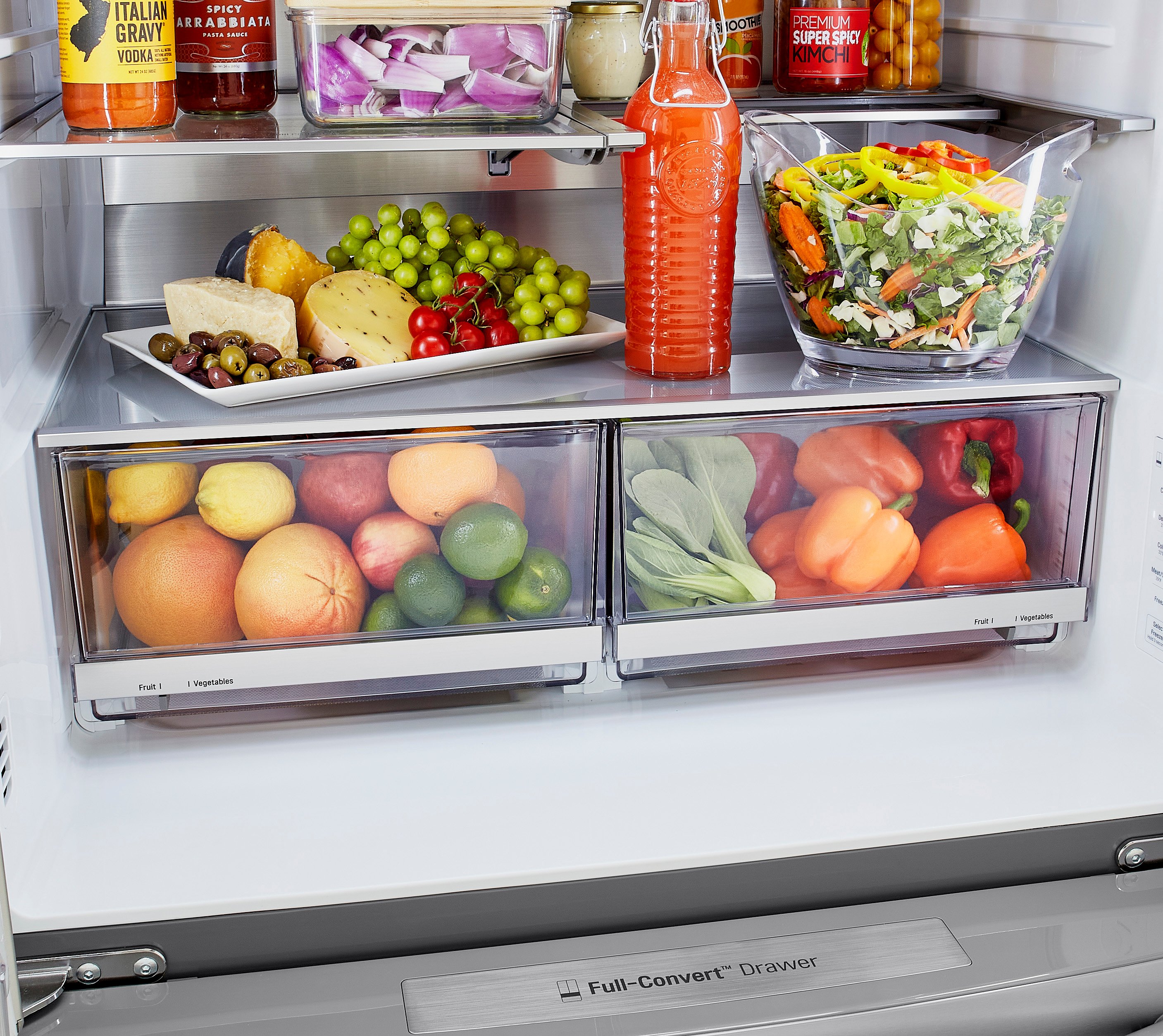 LRMVS3006S LG 29.5 cu ft French Door in Door Refrigerator with Craft Ice and InstaView - Fingerprint Resistant Stainless Steel-6