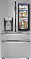 LRMVS3006S LG 36 Inch French Door in Door Smart Refrigerator with Craft Ice and InstaView- 29.5 cu. ft., Fingerprint Resistant Stainless Steel