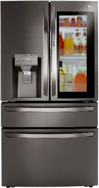 LRMVS3006D LG 29.5 cu ft French Door in Door Refrigerato - Black Stainless Steel