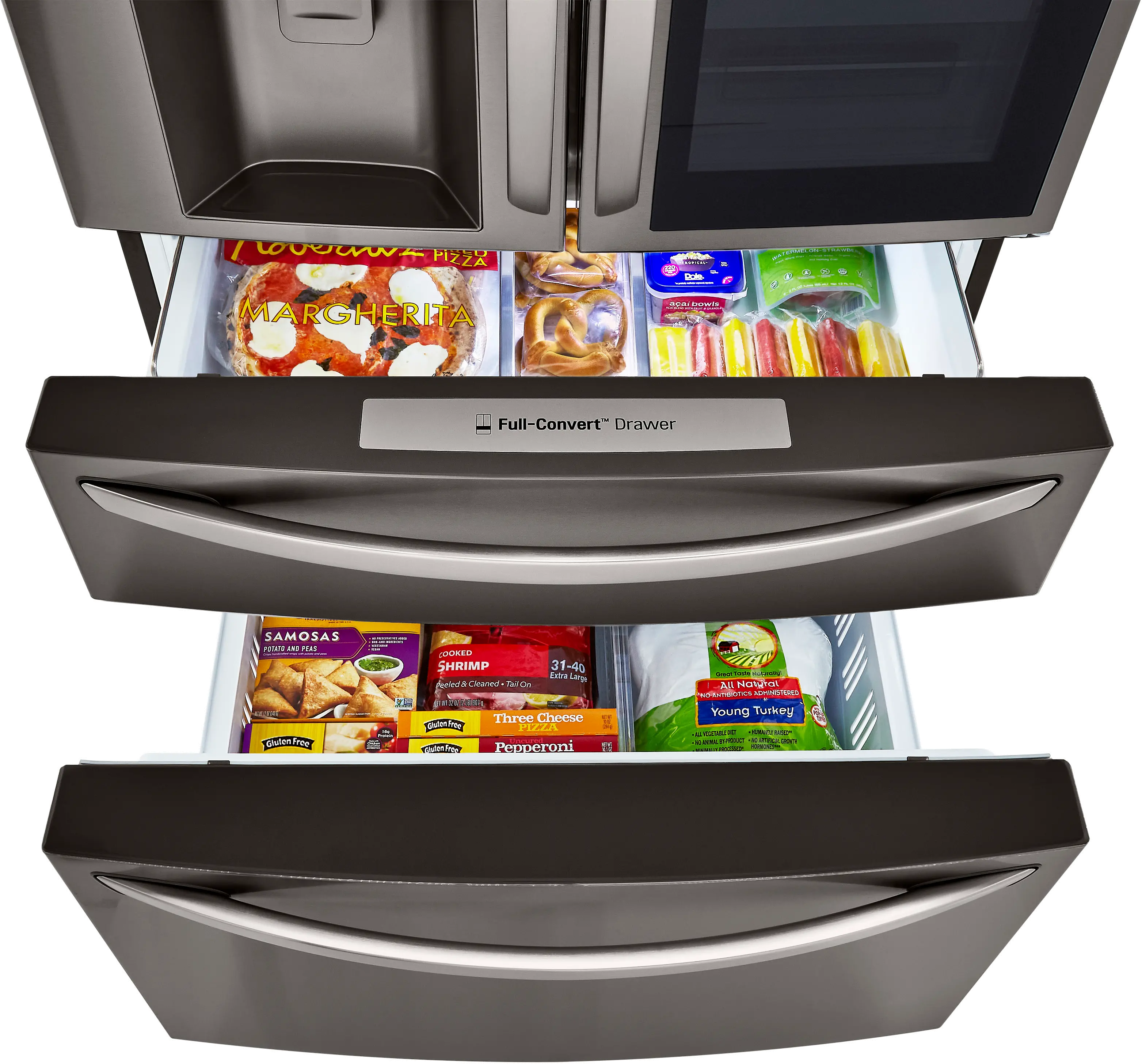 LRMVS3006D LG 29.5 cu ft French Door in Door Refrigerato - Black Stainless Steel-5
