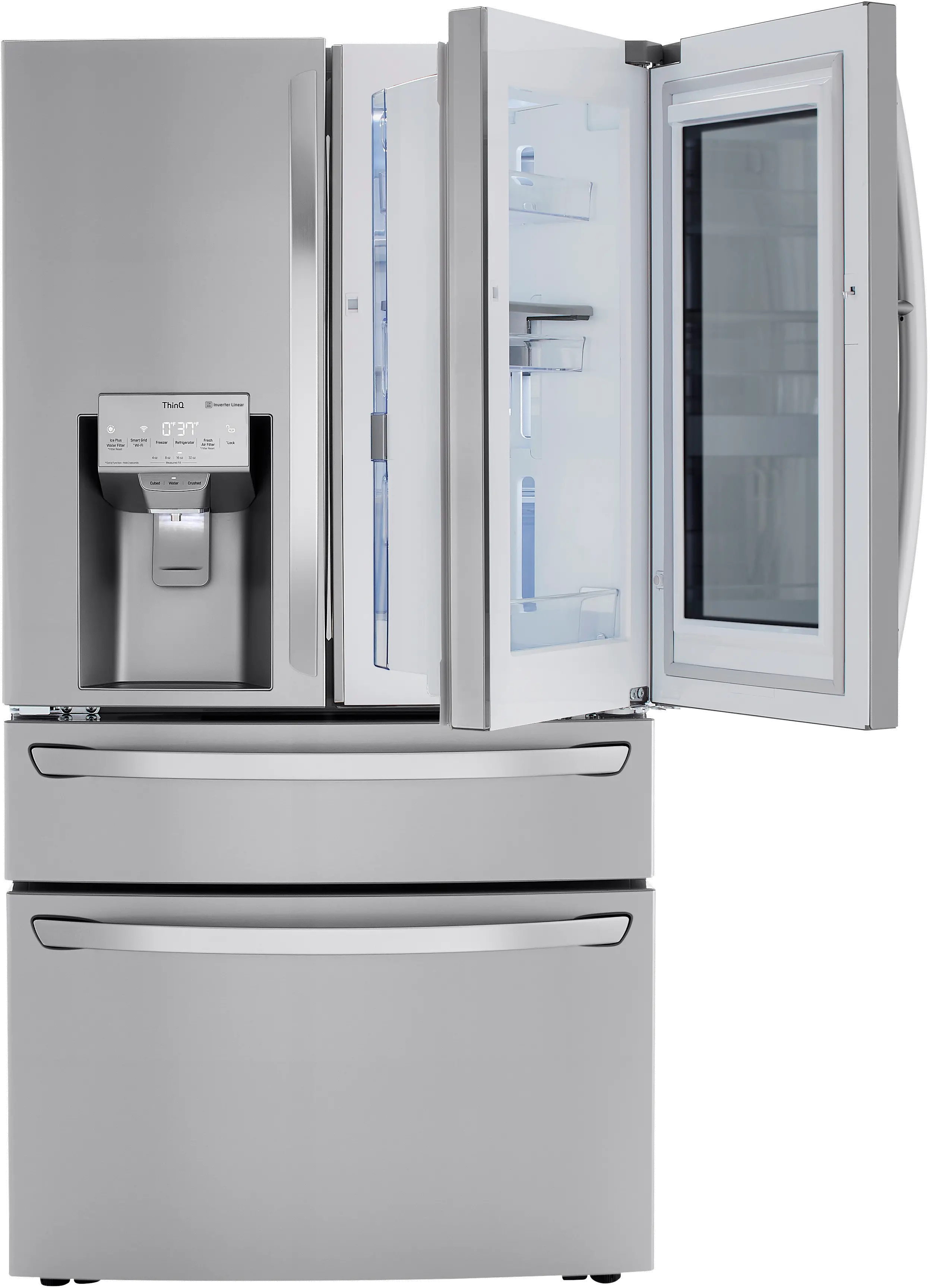 LRMVC2306S LG 22.5 cu ft French Door Refrigerator - Counter Depth Stainless Steel-4