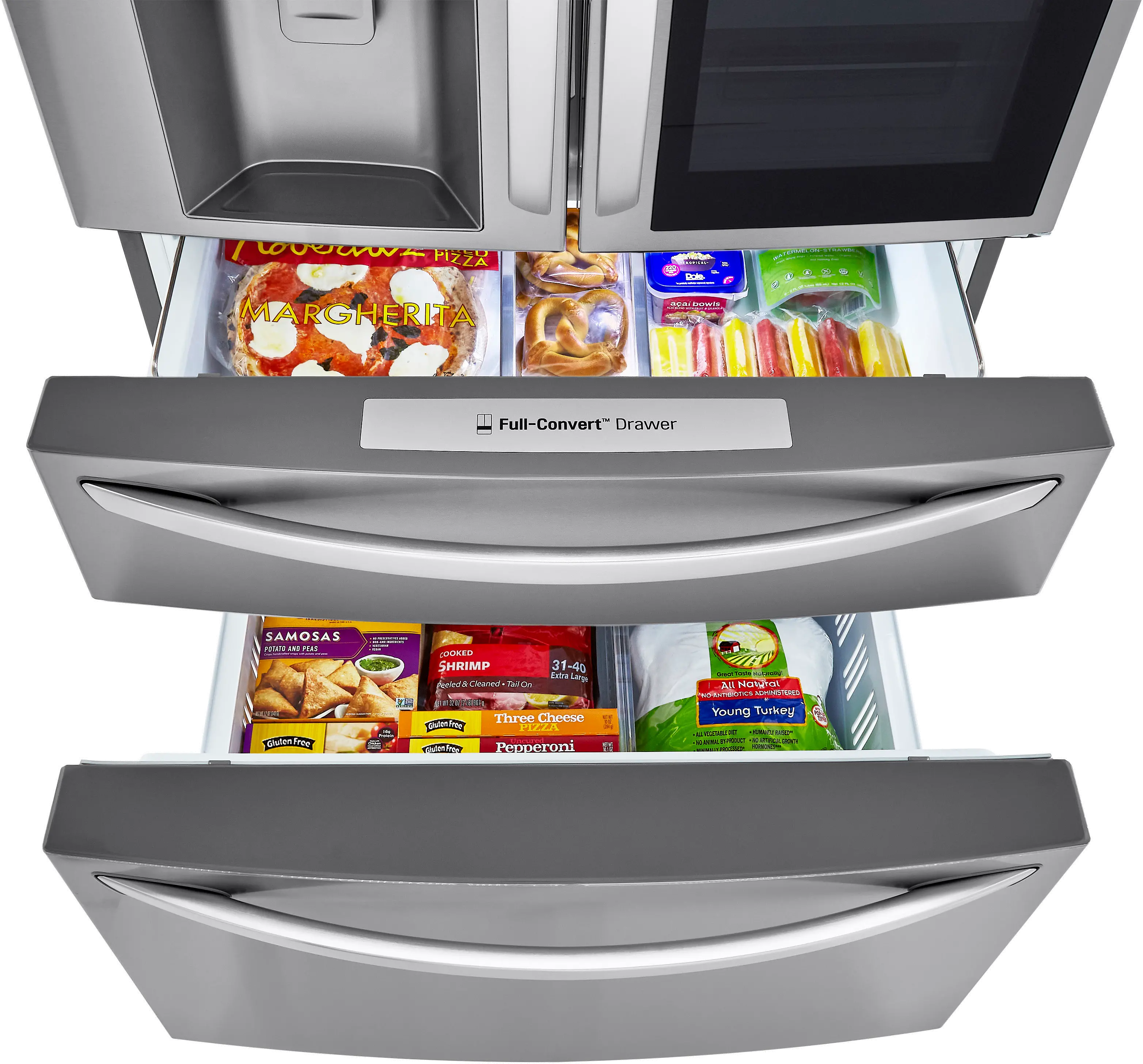 LRMVC2306S LG 22.5 cu ft French Door Refrigerator - Counter Depth Stainless Steel-5