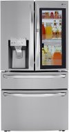 LRMVC2306S LG 36 Inch French Door in Door Smart Refrigerator with Craft Ice and InstaView - Counter Depth, 22.5 cu. ft., Stainless Steel