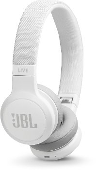 JBLLIVE400BTWHTAM JBL LIVE 400BT White Wireless Headphones