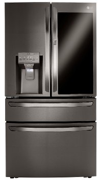 LRMVC2306D LG 36 Inch French Door in Door Smart Refrigerator with Craft Ice - Counter Depth, 22.5 cu. ft., Black Stainless Steel-2