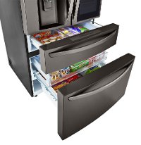 LRMVC2306D LG 36 Inch French Door in Door Smart Refrigerator with Craft Ice - Counter Depth, 22.5 cu. ft., Black Stainless Steel-7