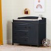 12669 Contemporary Blue Changing Table - Cotton Candy