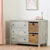 12687 Cotton Candy Pine 3 Drawer Dresser with Baskets - South Shore