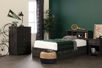 12690 Classic Dark Gray Oak Chest of Drawers - Zach-5