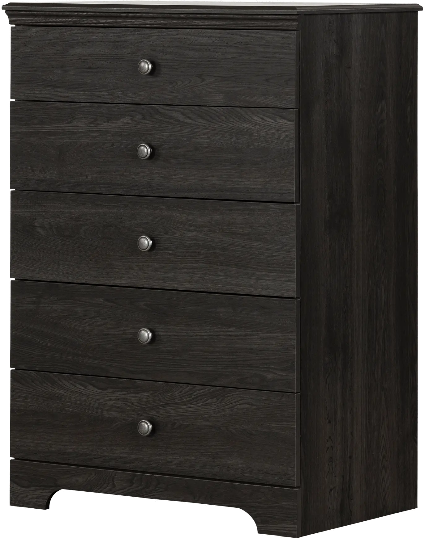 12690 Classic Dark Gray Oak Chest of Drawers - Zach-6