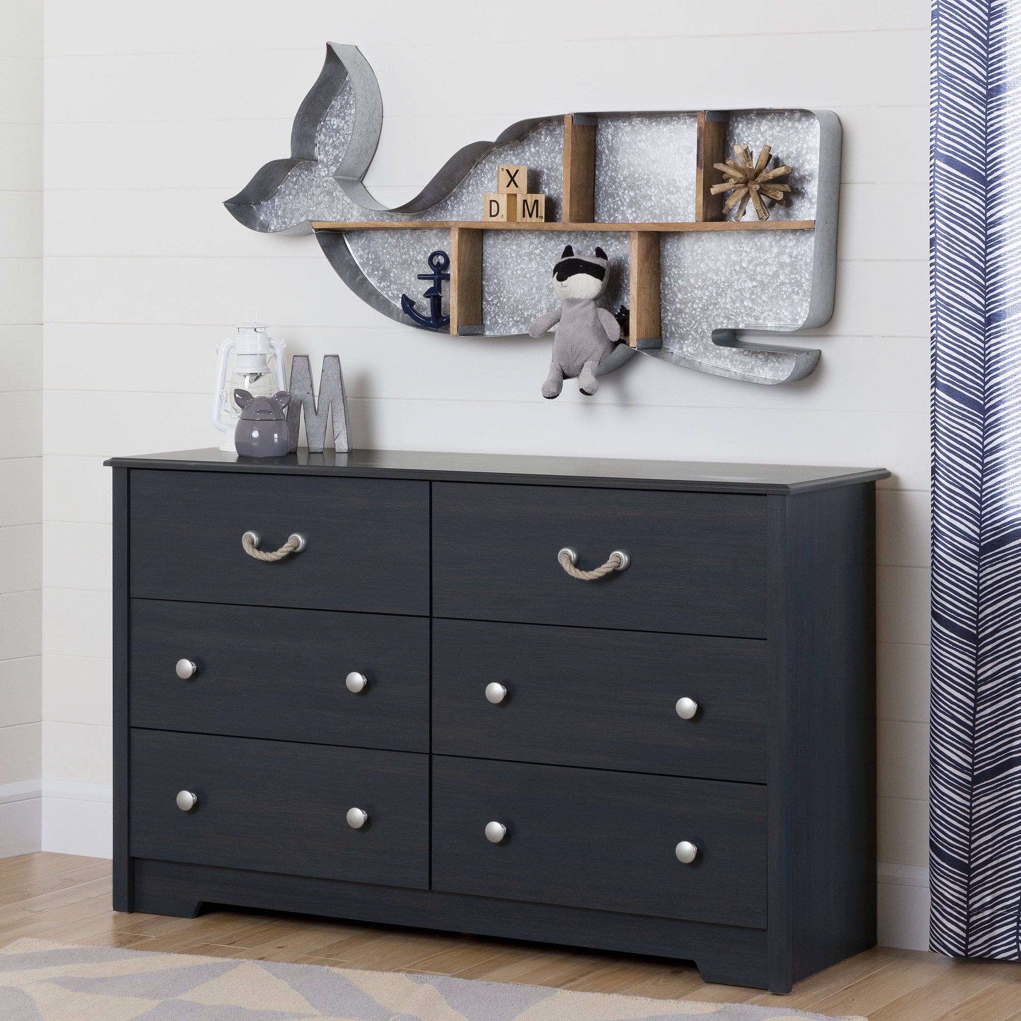 12705 Coastal Contemporary Blue Dresser - Navali-1