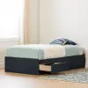 12710 Navali Blue Twin Storage Platform Bed