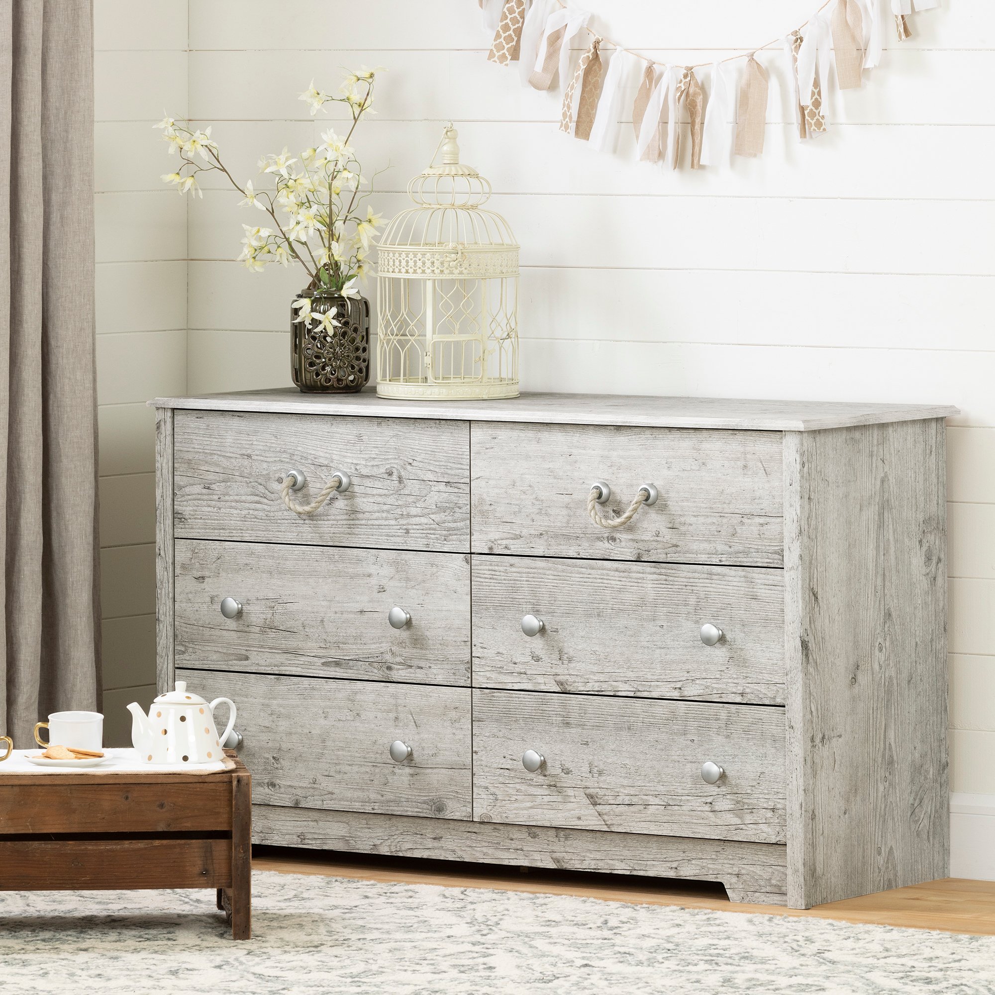 12711 Coastal Contemporary Seaside Pine Dresser - Navali-1